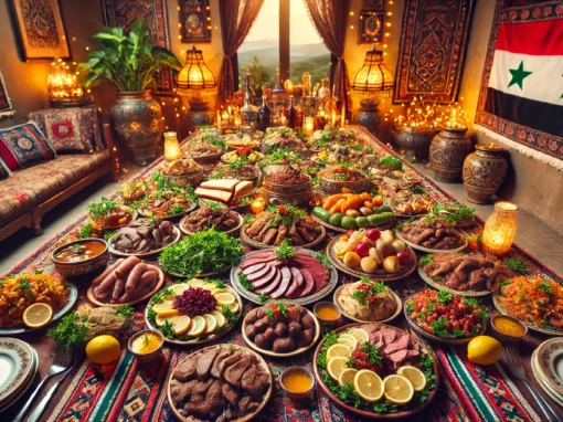 أشهى الوصفات السورية التقليدية | سختورة جقات فتة رأس ونيفا