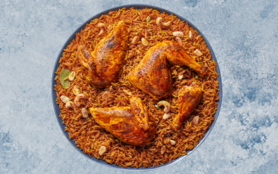 أكلة تقليدية خليجية الكبسة