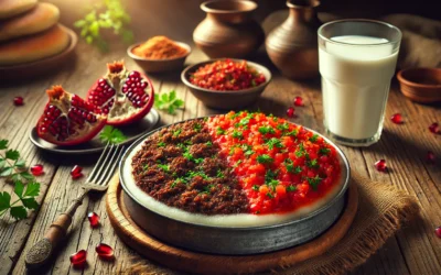 اللحم بالعجين السوري الأسود والعنتابي بنكهة لا تُنسى