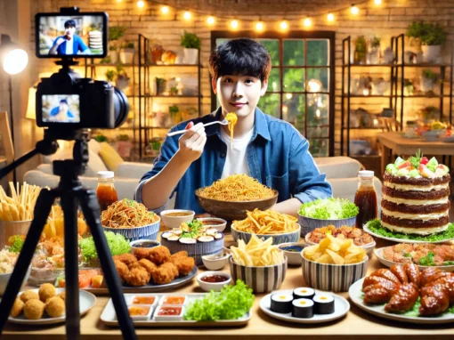 مخاطر وفوائد مقاطع فيديو “موكبانغ” (Meongneun Mukbang)