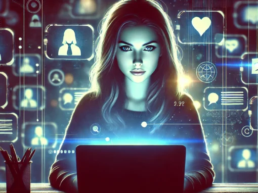فتاة الشات: بين الواقع والخيال في العالم الرقمي