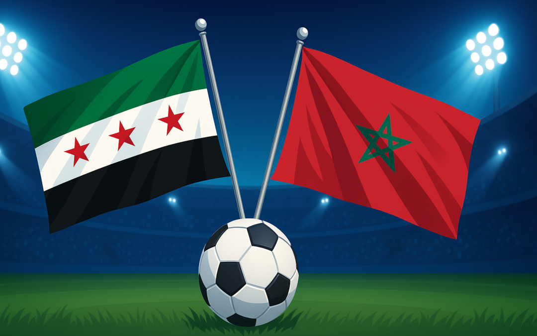 بث مباشر مباراة سوريا والمغرب ربع نهائي كأس العرب 2025